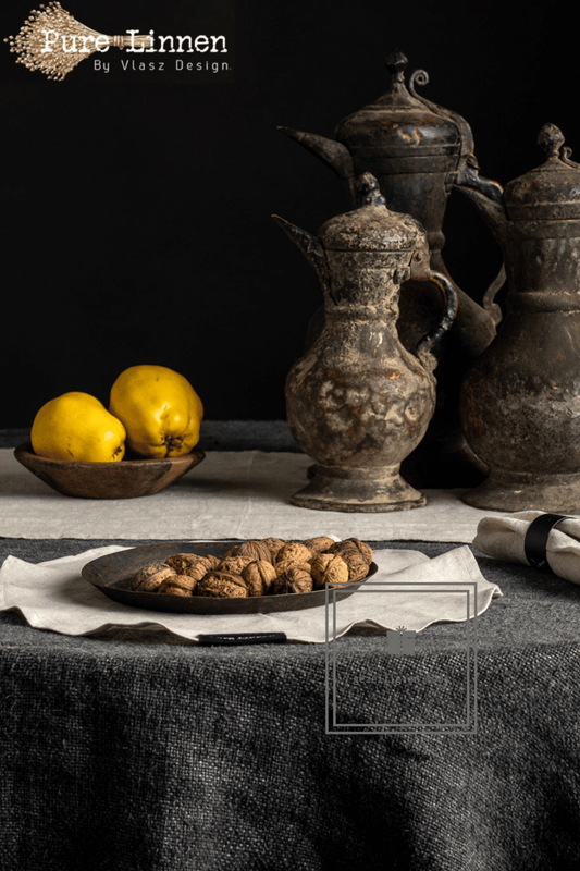 Pure Linnen Placemat Rond Naturel 40 (Eve)