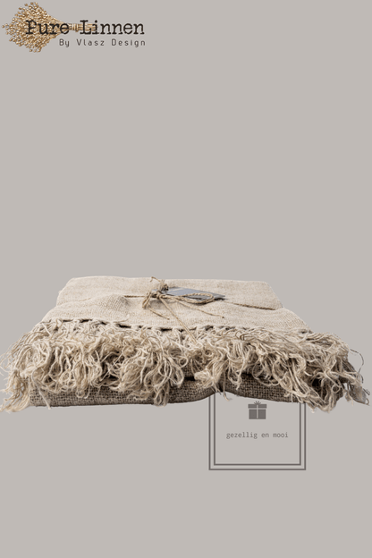 Pure Linnen Plaid Naturel 130x190 (Delilah)