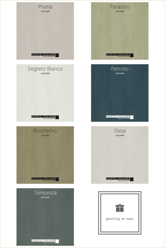 Calcare Kalkverf, Carte Colori, Quattro Stagioni