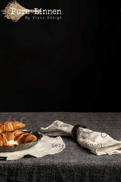 Pure linnen servetten Leah set van 2 Naturel