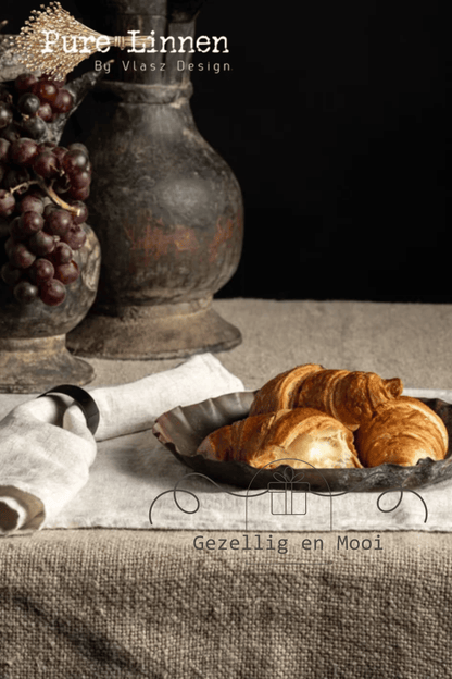 Pure linnen servetten Leah set van 2 Naturel