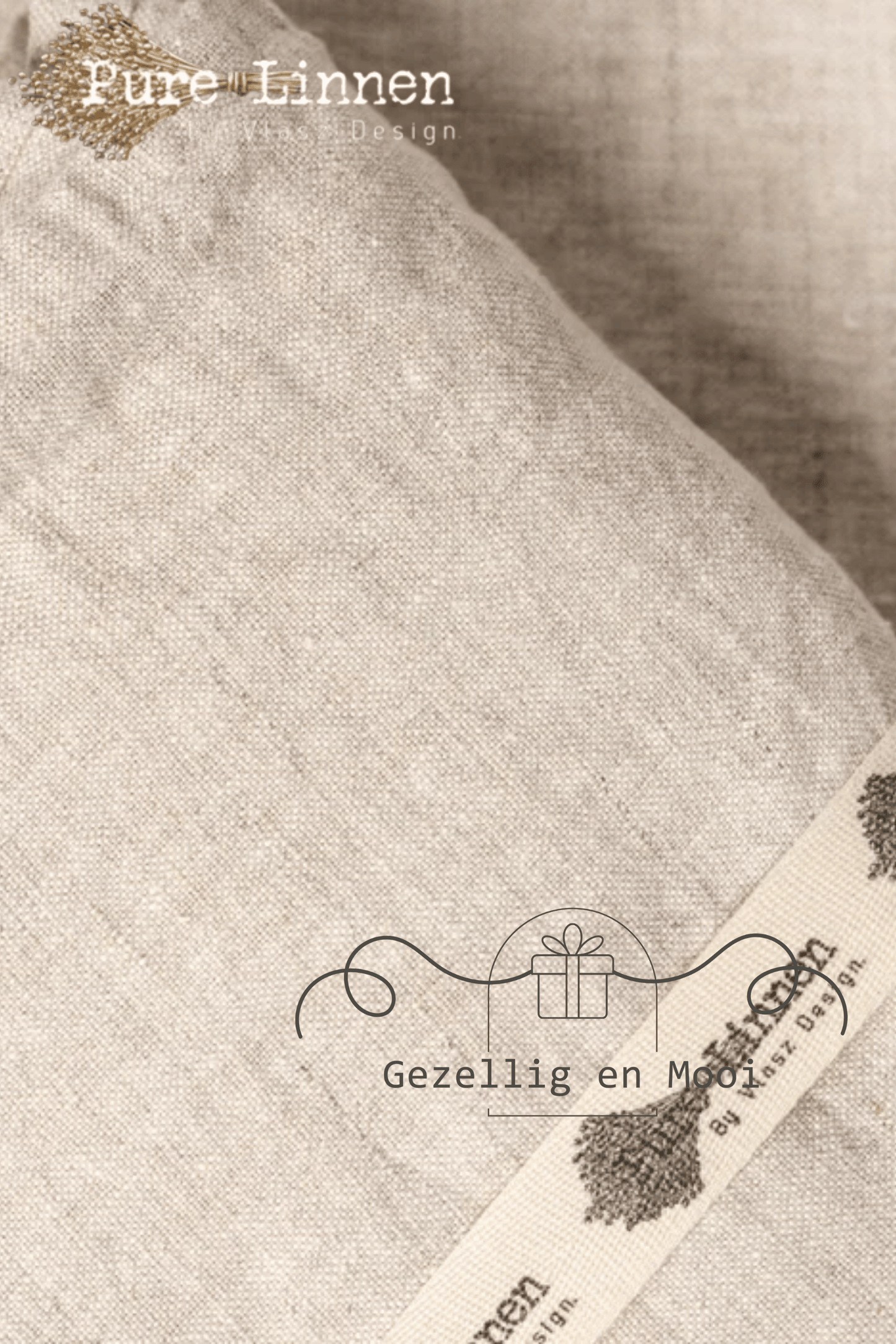 Pure linnen servetten Leah set van 2 Naturel