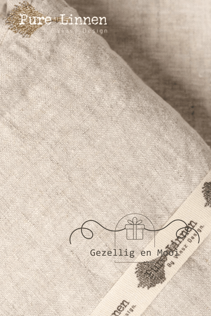Pure linnen servetten Leah set van 2 Naturel