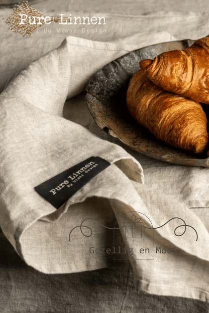 Pure linnen servetten Leah set van 2 Naturel