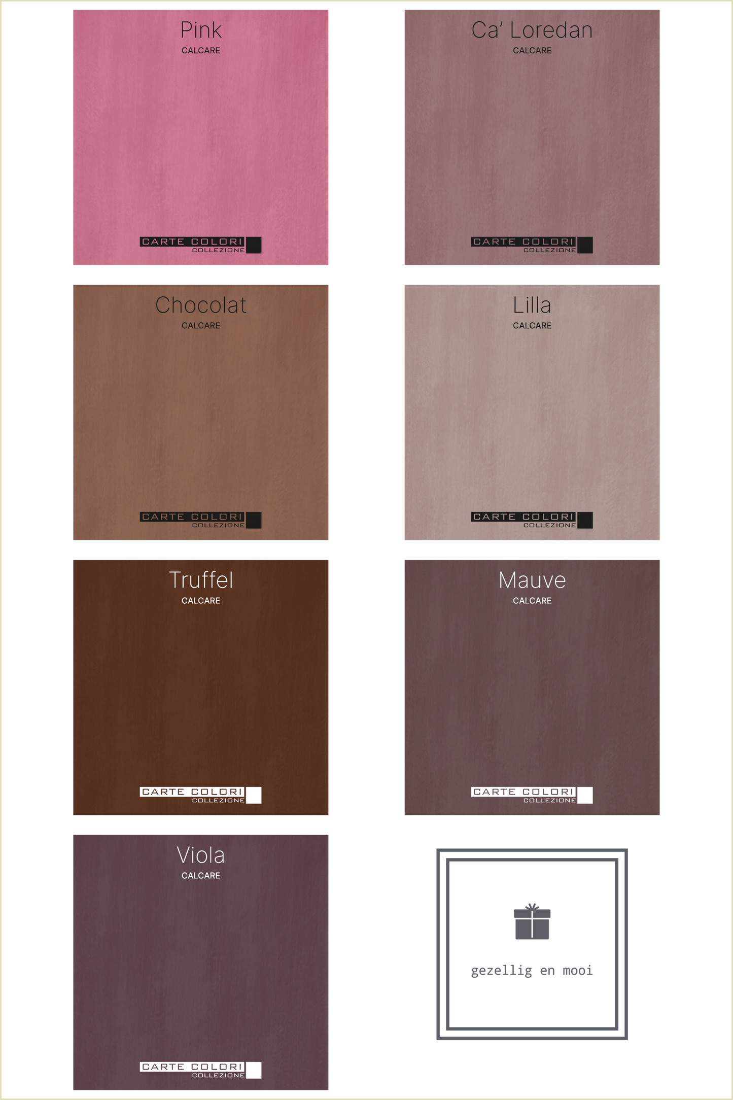 Calcare Kalkverf, Carte Colori, Trend