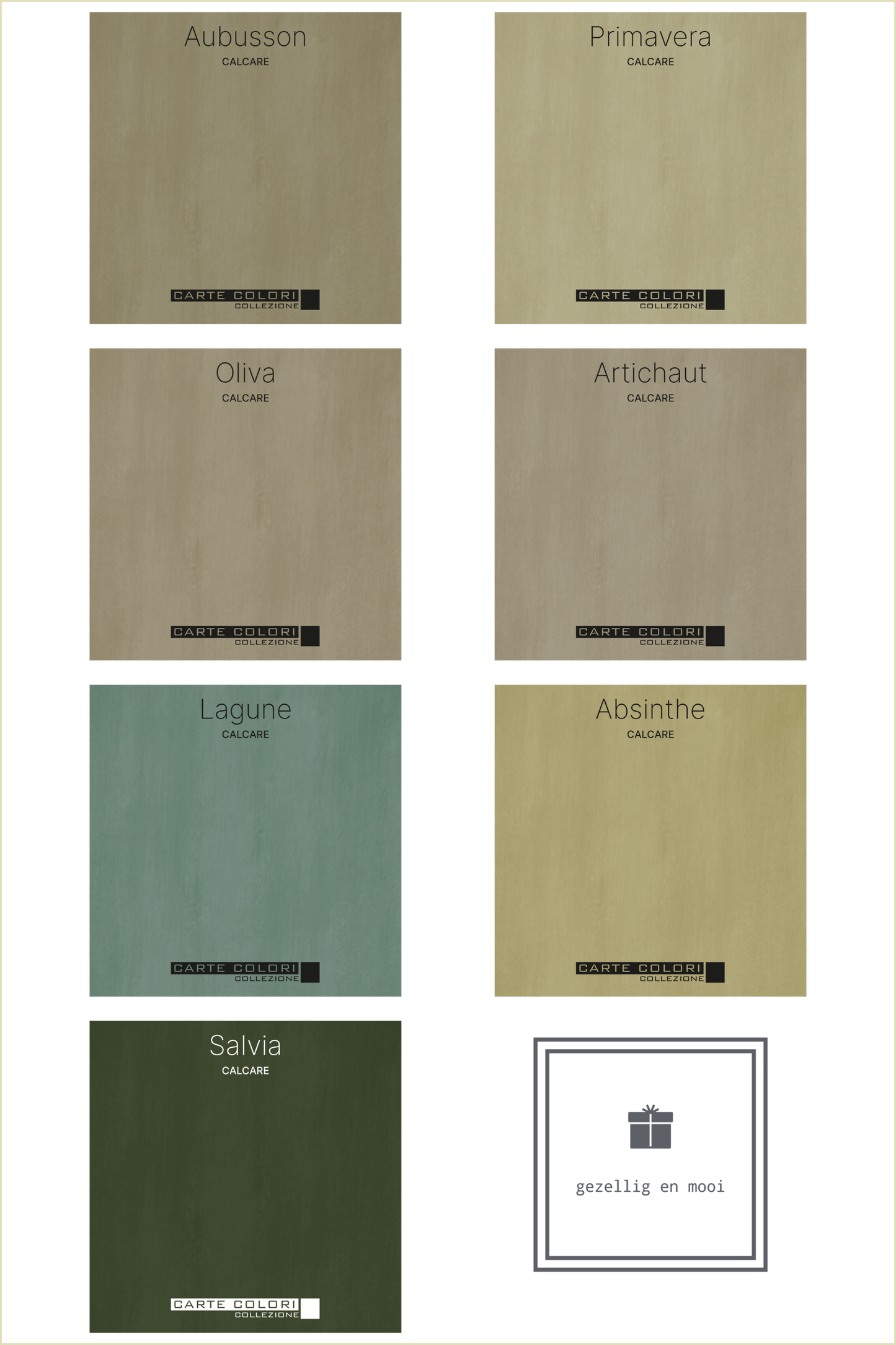 Calcare Kalkverf, Carte Colori, Verde
