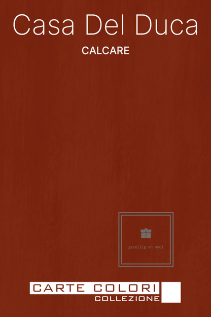 Calcare Kalkverf, Carte Colori, Rosso