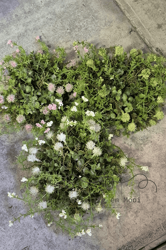 Halve kunstbol-groen, sfeervol tafelstuk of potdecoratie - Gezellig en Mooi