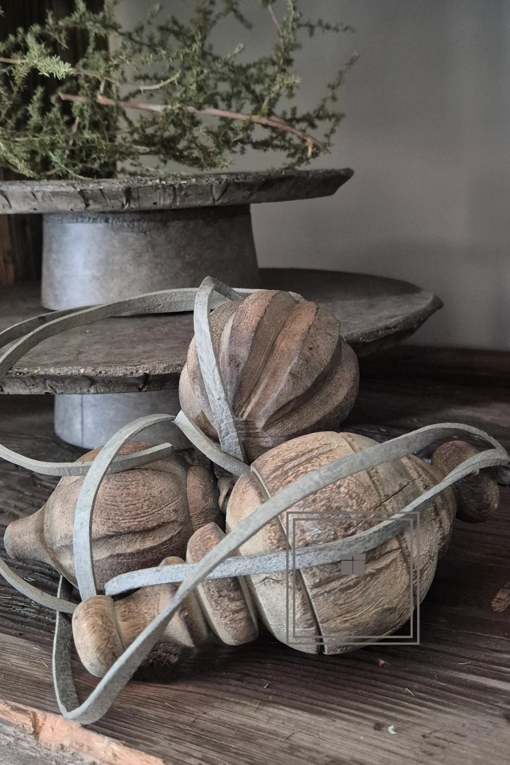Decoratie houten bal