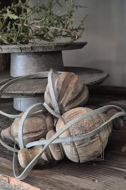 Decoratie houten bal