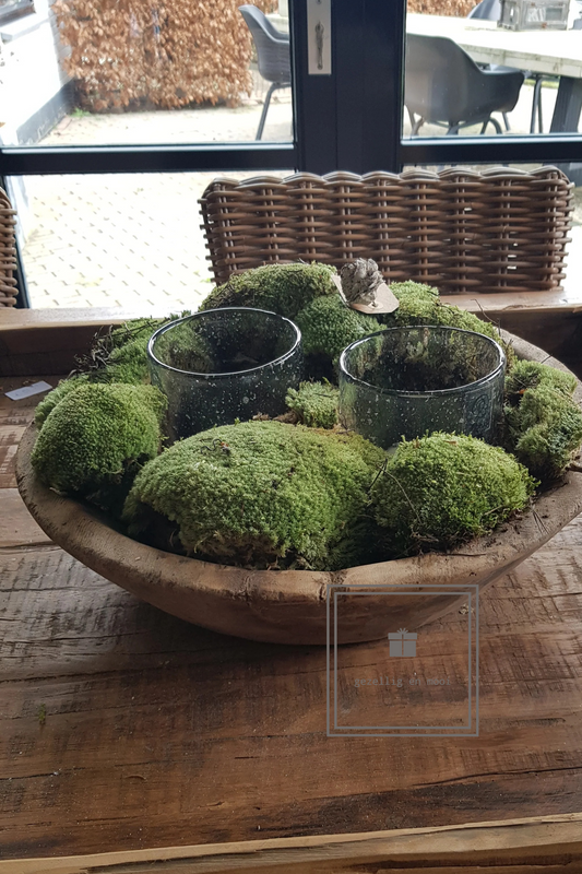 Houten schaal