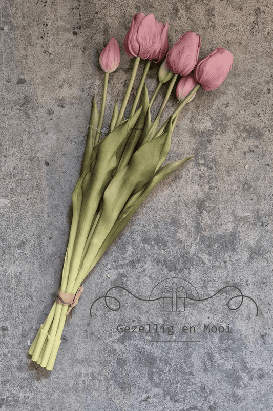 Tulp vintage mauve - Gezellig en Mooi